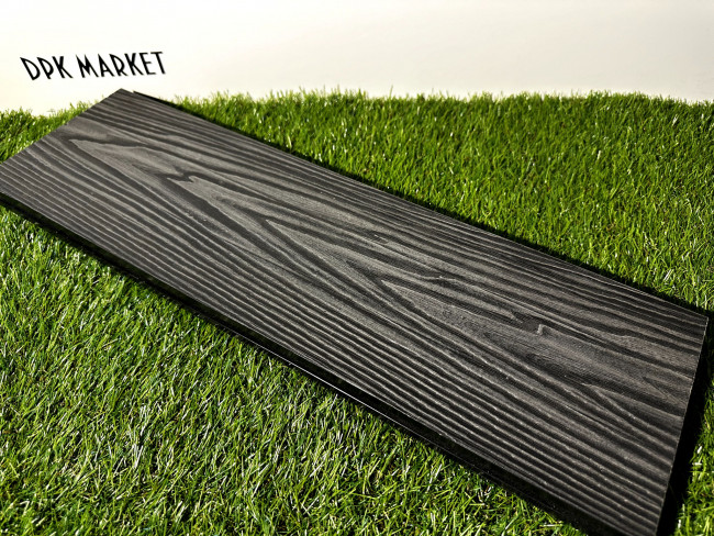 Террасная доска дпк WPC rotten Чёрный -Графит